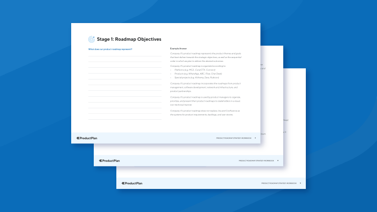 Product Roadmap Strategy Workbook