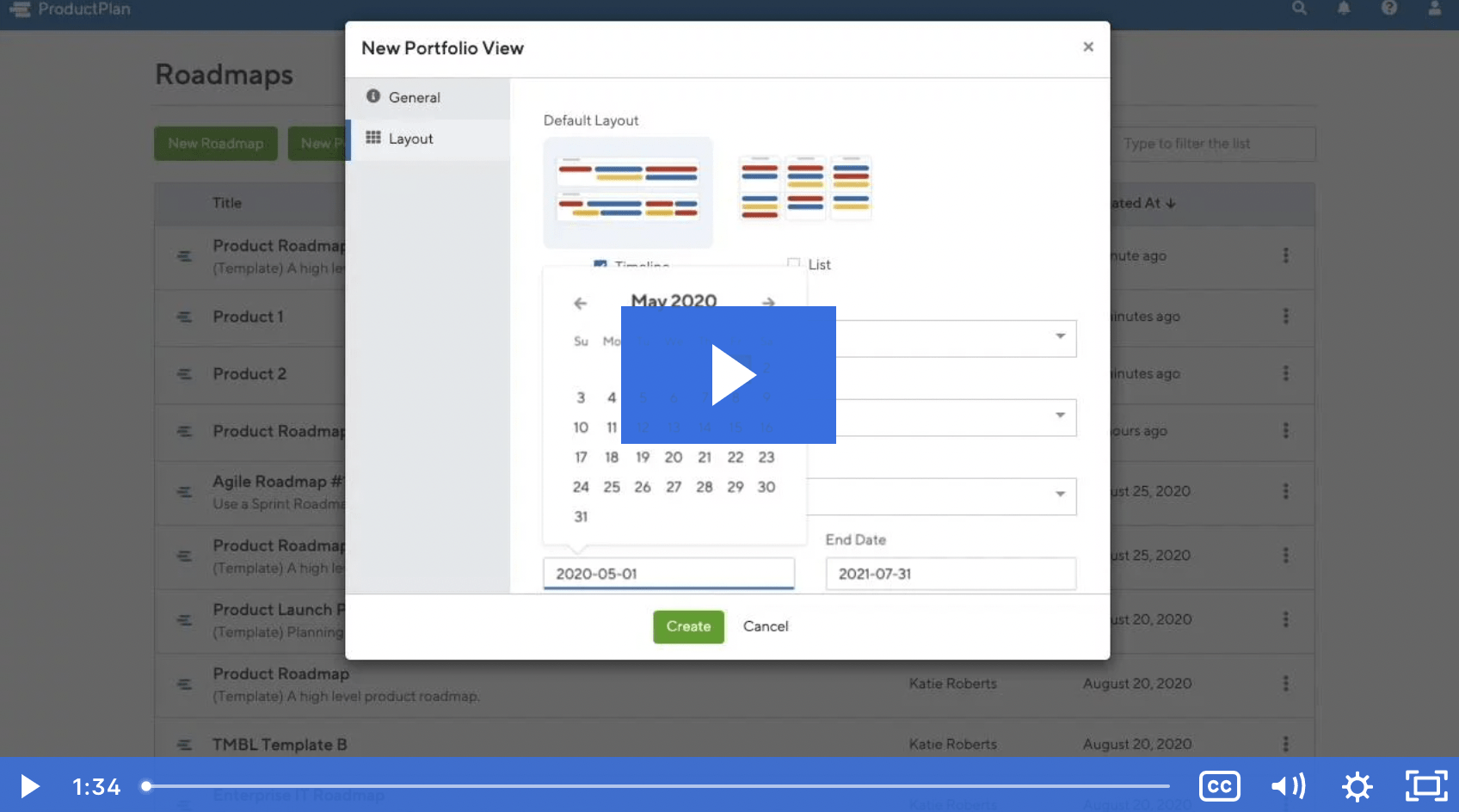 Creating a Portfolio View